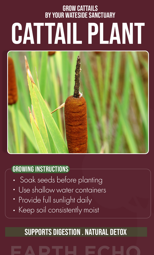 Create a Peaceful Waterside Paradise: Grow Cattail Plants in Your Summer Garden