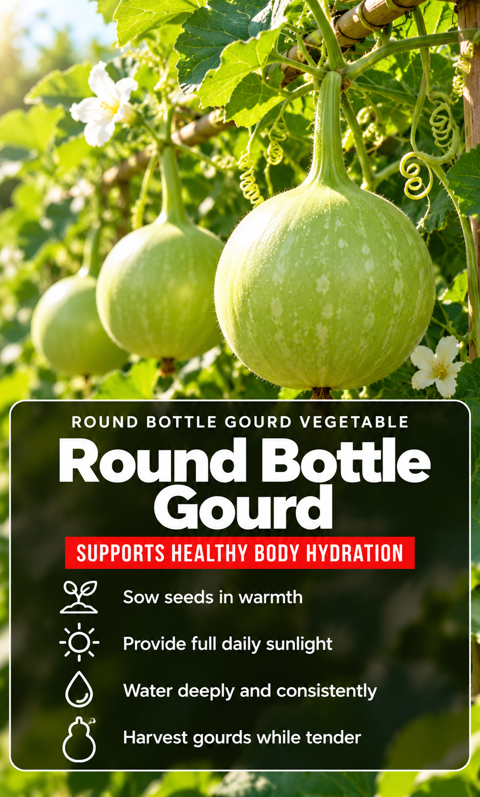 Grow a Garden Full of Summer Goodness: Round Bottle Gourd Seeds for Fresh, Homegrown Harvests