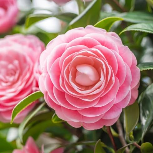 Pink Camellia Flower Seeds for Planting – Heirloom, Non-GMO, Cut-Flower Favorite Organic Garden Seeds