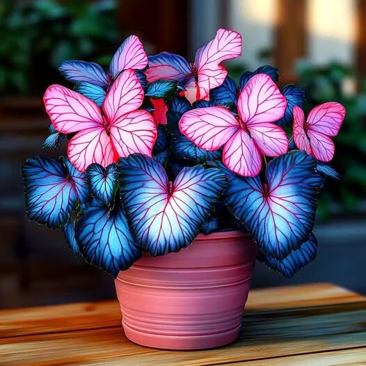 Moonlight Butterfly Begonia Flower Seeds for Planting – Heirloom, Non-GMO Seeds
