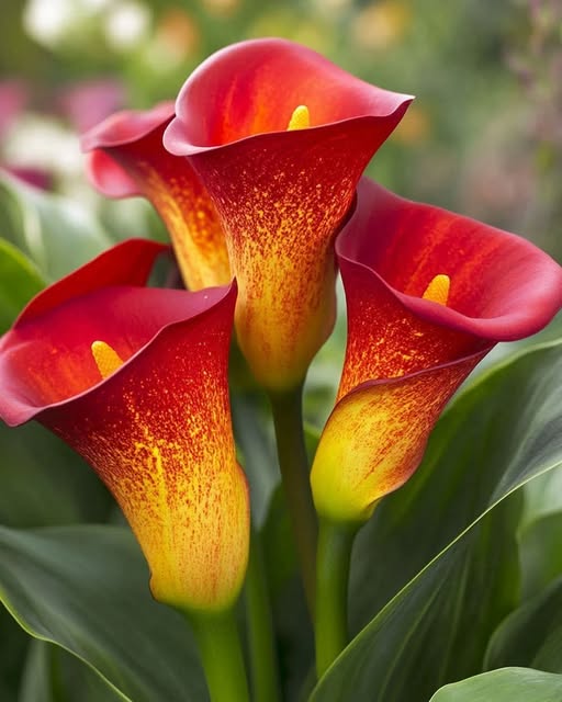 Calla Red Yellow Flower Seeds for Planting – Heirloom Non-GMO, High Germination Organic Garden Seeds