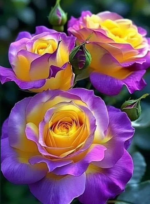 Feston Purple Yellow Rose Flower Seeds for Planting – Heirloom Non-GMO, High Germination Organic Garden Seeds