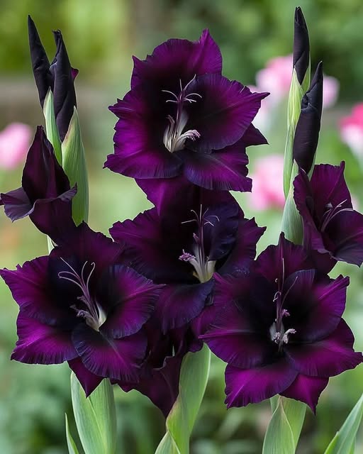Deep Purple Gladiolus Seeds for Planting – Heirloom, Non-GMO, Pollinator Friendly, High Germination