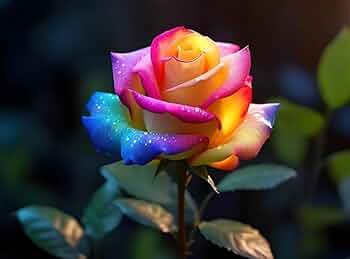 Light Lavender Rainbow Potted Rose Flower Seeds – Heirloom, Non-GMO, High Germination Seeds for Planting