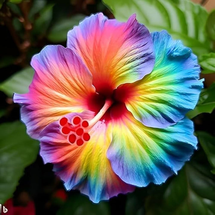 Rainbow Hibiscus Flower Seeds for Planting – Heirloom, Non-GMO, Fragrant High Germination Seeds
