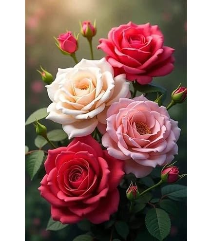 Pink Rose Flower Seeds for Planting – Heirloom, Non-GMO, High Germination Organic Garden Seeds
