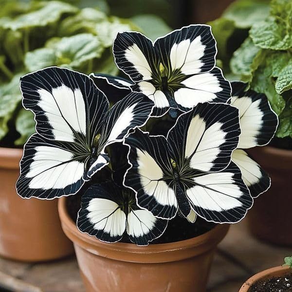 Black White Coleus Flower Seeds for Planting – Heirloom, Non-GMO, High Germination Organic Garden Seeds