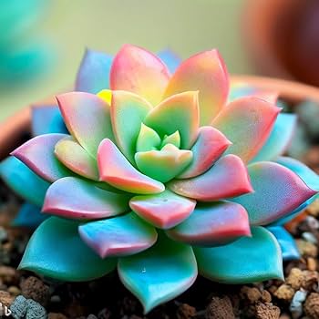 Rainbow Succulent Flower Seeds for Planting – Heirloom, Non-GMO, High Germination Organic Garden Seeds