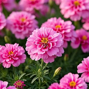 Pink Marigold Flower Seeds for Planting – Shade Tolerant, Heirloom, Non-GMO, High Germination Organic Garden Seeds