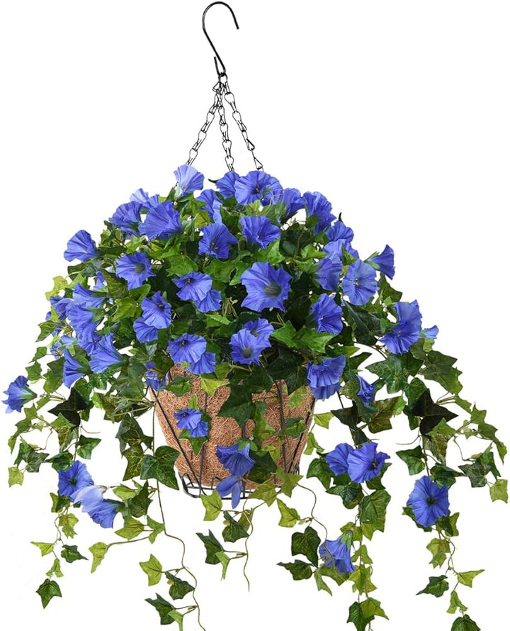 Blue Hanging Petunia Flower Seeds for Planting – Heirloom, Non-GMO, High Germination Organic Garden Seeds