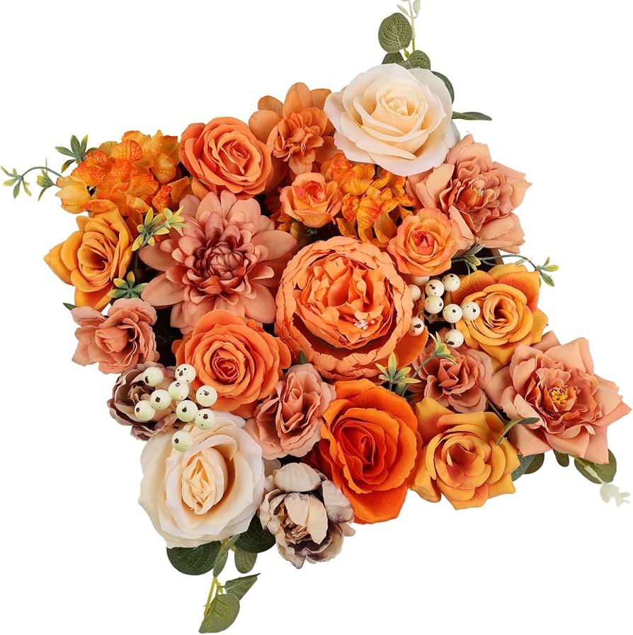 Orange Mix Rose Flower Seeds for Planting – Heirloom, Non-GMO, High Germination Garden Seeds