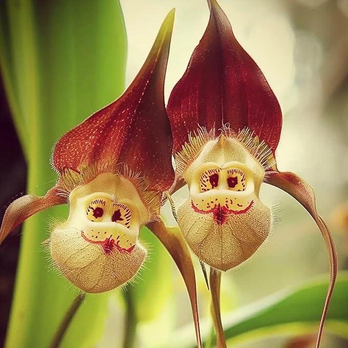 Potted Peru Monkey Face Orchid Flower Seeds for Planting – Heirloom Non-GMO Garden Seeds