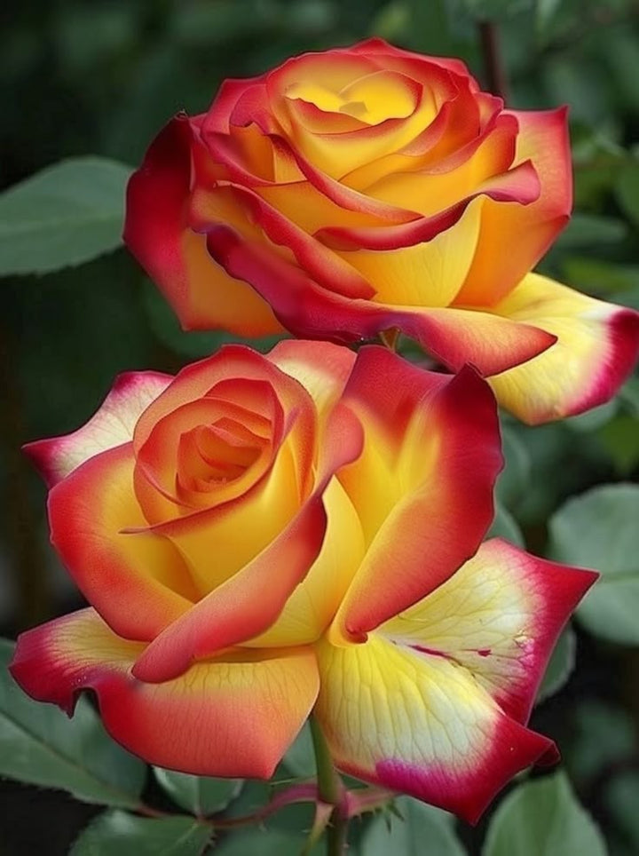 Red Yellow Multi-Color Rose Seeds for Planting – Heirloom, Non-GMO, Hardy, High Germination Variety
