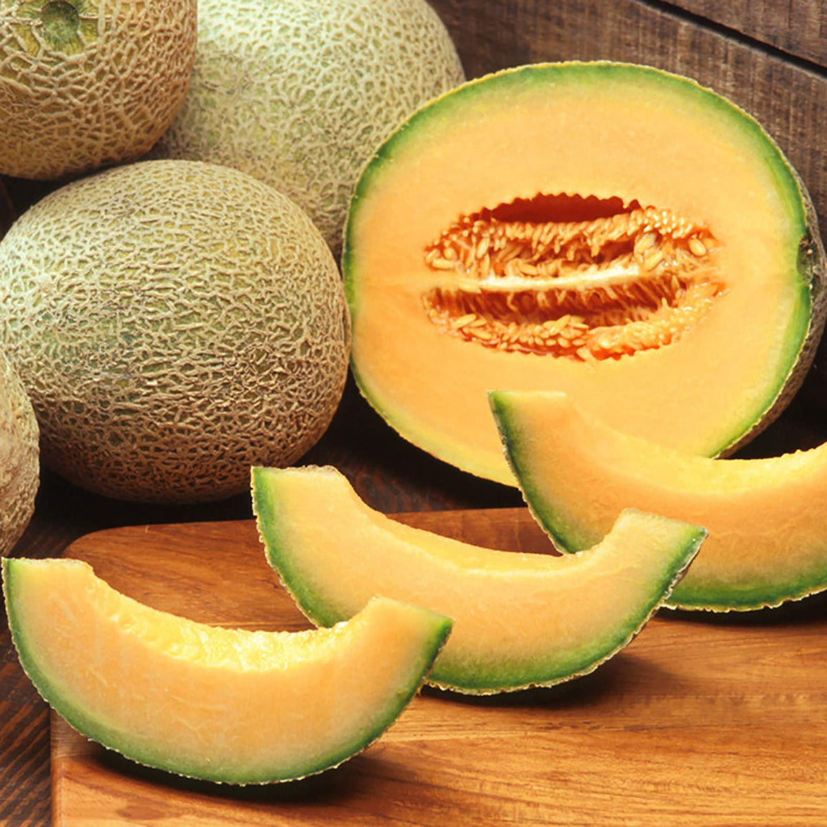 Collective Farm Woman Melon Seeds – Heirloom Non-GMO Sweet Yellow Fruit Seeds for Planting
