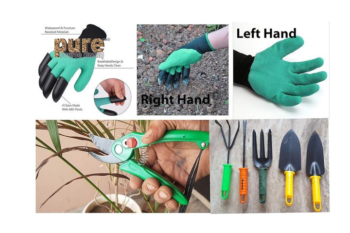 7-Piece Gardening Tool Set – Rust-Proof Stainless Steel & Aluminum Hand Tools, Ideal Gift for Gardeners