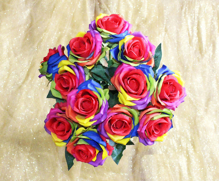 Red Rainbow Potted Rose Flower Seeds for Planting – Heirloom, Non-GMO, High Germination Organic Garden Seeds
