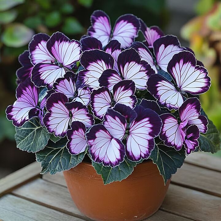 Grow Elegant Purple &amp; White Begonia Blooms with Butterfly-Like Beauty