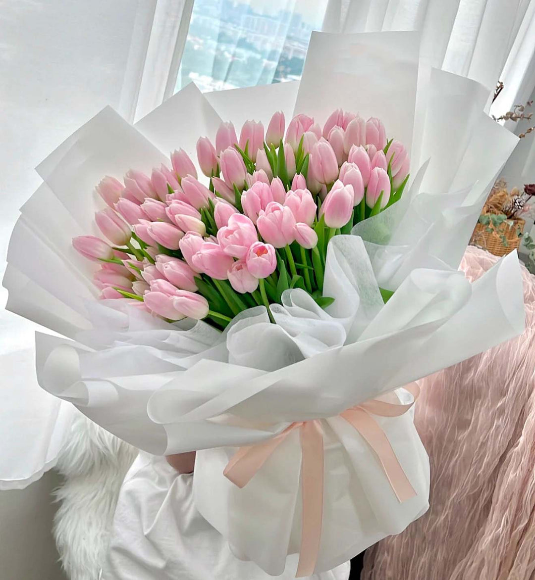 Pale Pink Tulip Flower Seeds for Planting – Heirloom, Non-GMO, Garden Favorite, High Germination
