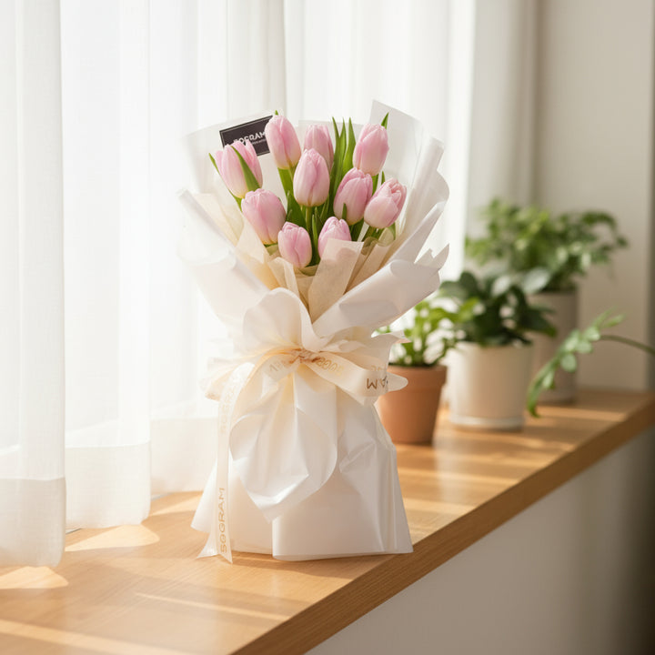 Light Pink Tulip Flower seeds for Planting – Sun Loving Heirloom, Non-GMO Seeds for Home Garden