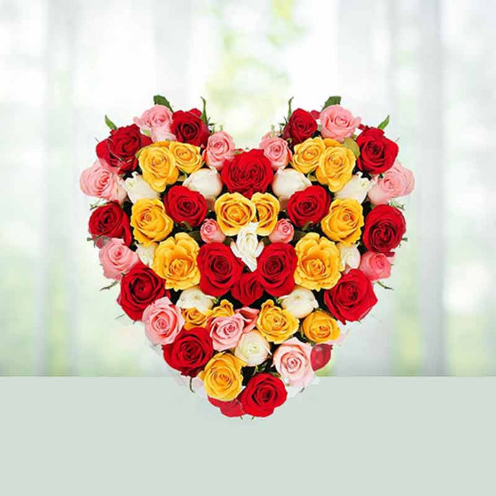 Multi-Color Heart Flower Seeds for Planting - Heirloom, Non-GMO, Shade Tolerant, High Germination