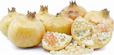 White Pomegranate fruit seeds for planting – Heirloom & Non-GMO garden seeds, rare sweet-tart variety for backyards