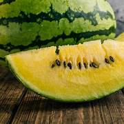 Yellow Crimson Watermelon fruit seeds for planting – Heirloom & Non-GMO garden seeds for unique refreshing harvest