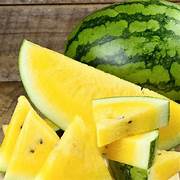 Light Yellow Watermelon fruit seeds for planting - Heirloom & Non-GMO garden seeds, high-yield sweet variety