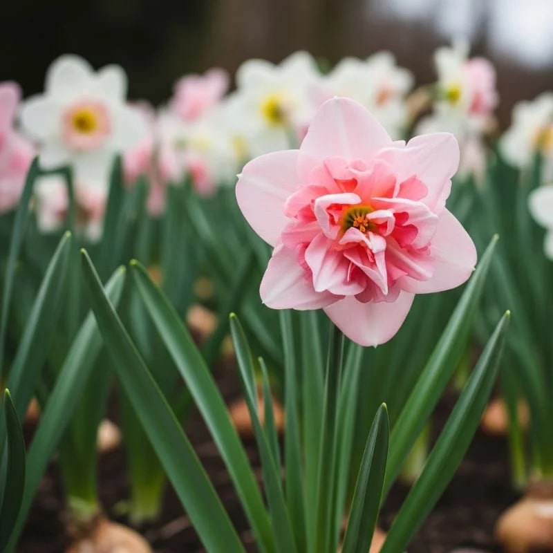 Mixed Colour Pink Daffodil Seeds for Planting – Heirloom, Non-GMO, High Germination Cottage Garden Seeds