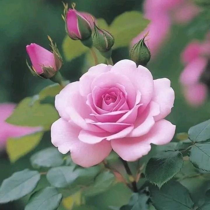 Light Pink Rose Tree Flower Seeds for Planting – Heirloom, Non-GMO, High Germination Organic Garden Seeds