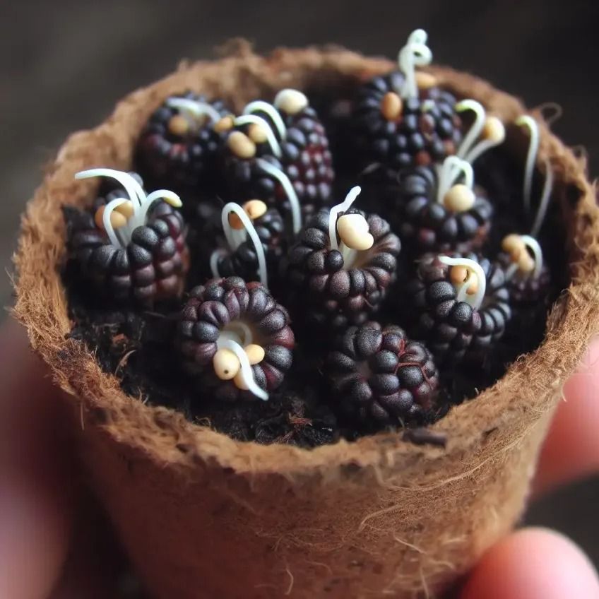 Black Myrica Rubra Fruit Seeds – Heirloom, Non-GMO Seeds for Exotic Asian Fruit Garden Planting
