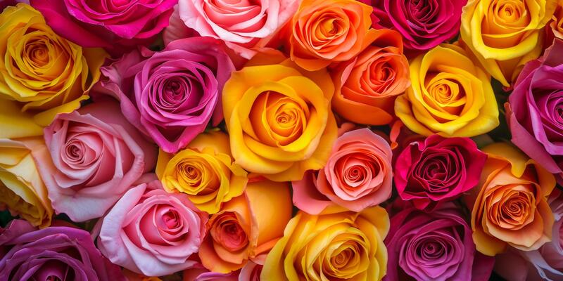 Red Yellow Multi-Color Rose Seeds for Planting – Heirloom, Non-GMO, Hardy, High Germination Variety