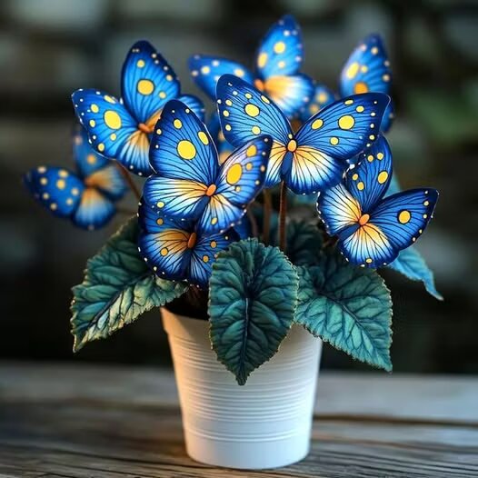 Moonlight Butterfly Begonia Flower Seeds – Heirloom, Non-GMO, High Germination Seeds