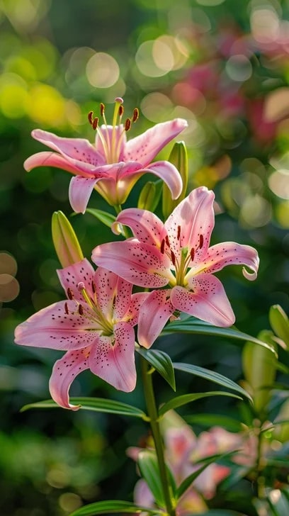 Pink Lilium Flower Seeds for Planting – Heirloom, Non-GMO, Cottage Garden Essential, High Germination