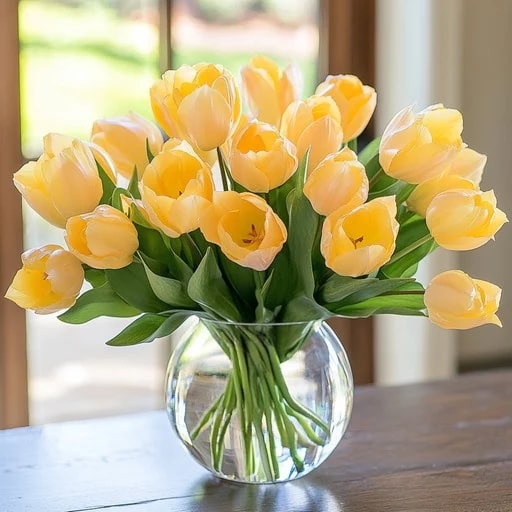Light Yellow Tulip Flower Seeds – Wildflower Mix, Heirloom & Non-GMO Seeds for Home Garden