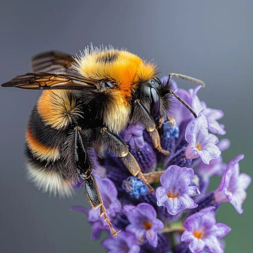 Lavender Beebal Flower Seeds for Planting – Heirloom Non-GMO, High Germination Organic Garden Seeds