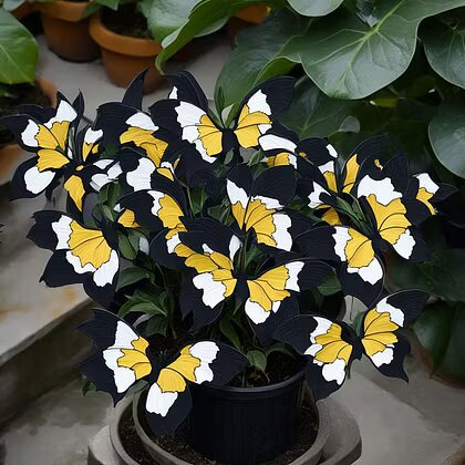 Grow Striking Yellow, White &amp; Black Begonia Blooms