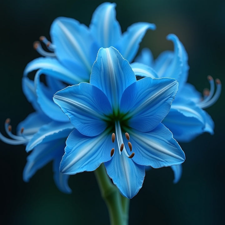 Blue Amaryllis Flower seeds for Planting – Premium Quality, Heirloom, Non-GMO Seeds for Home Garden