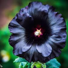 Black Hollyhock Flower Seeds for Planting – Heirloom, Non-GMO Pollinator-Friendly Organic Garden Seeds
