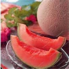 Red Cantaloupe fruit seeds for planting - Heirloom & Non-GMO garden seeds, sweet melon variety