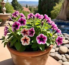 Sunrise Cascading Petunia Flower Seeds for Planting - Heirloom, Non-GMO, High Germination Organic Garden Seeds