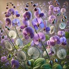 Lunaria Flower Seeds for Planting Heirloom Non-GMO High Germination Organic Garden Seeds