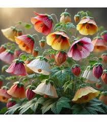 Mix Abutilon Flower Seeds for Planting – Heirloom, Non-GMO, High Germination Organic Garden Seeds