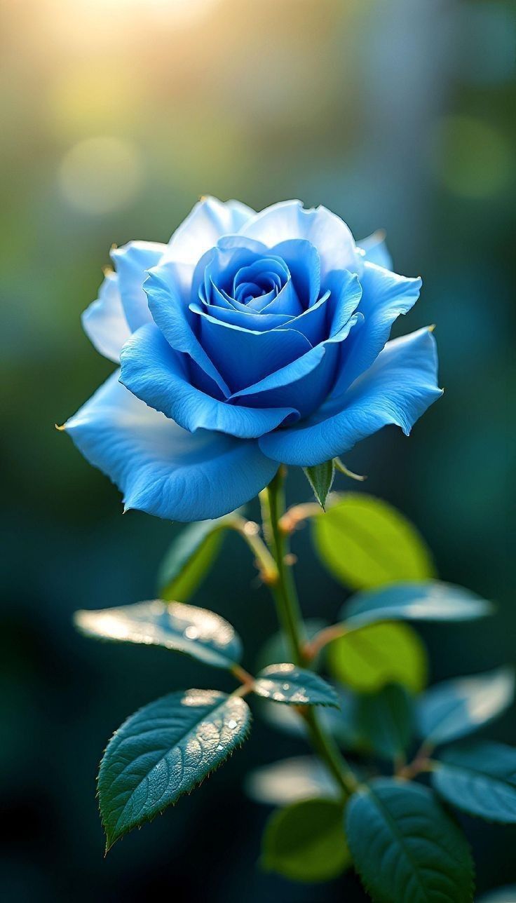 Blue Sky Blue Rose Flower Seeds for Planting – Heirloom, Non-GMO, High Germination Seeds