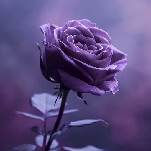 Purple Rose Flower Seeds for Planting - Heirloom, Non-GMO, Compact Organic Garden Seeds
