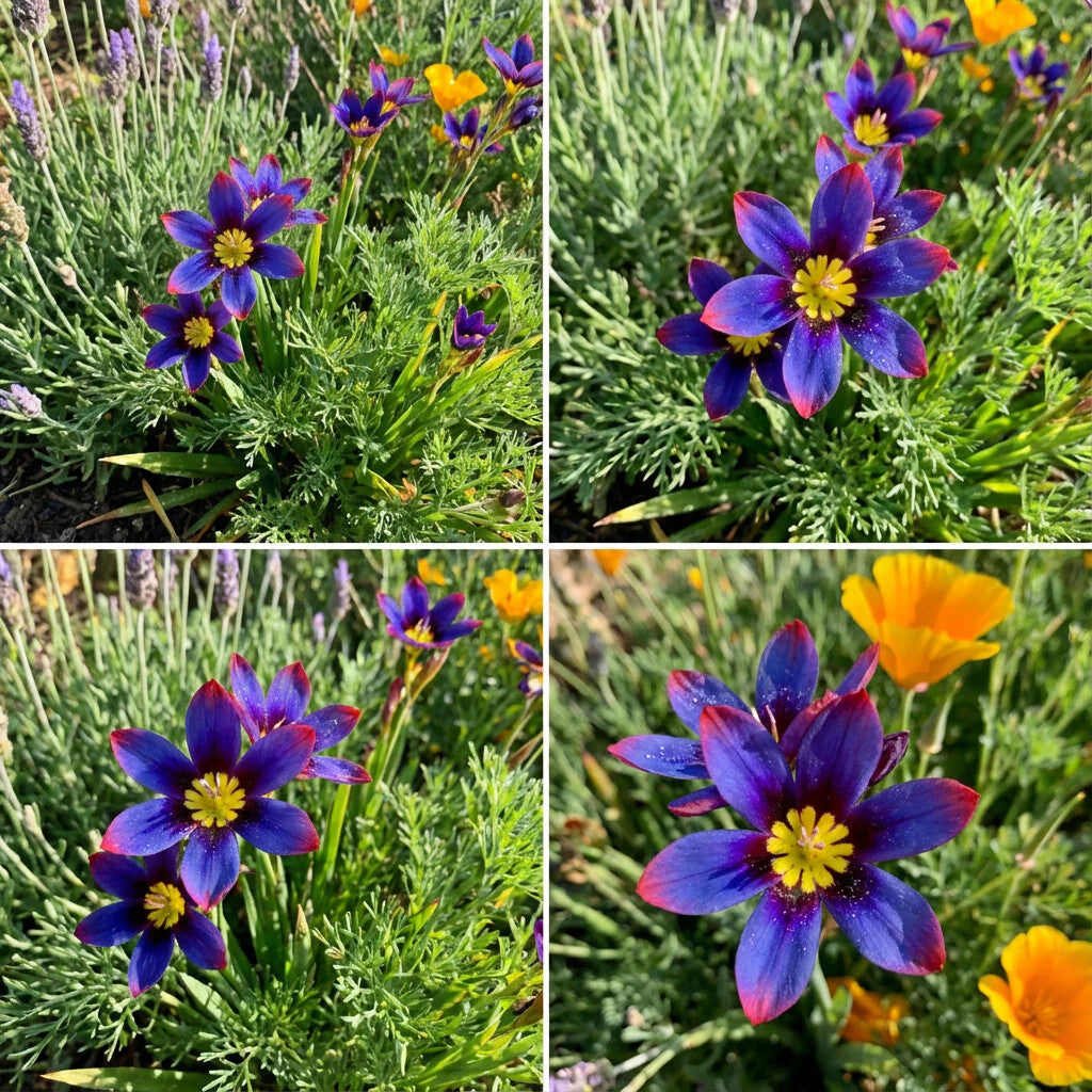 Blue Red Sparaxis Flower Seeds for Planting – Heirloom Non-GMO, High Germination Organic Garden Seeds