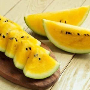 Golden Honey Watermelon Fruit Seeds for Planting – Heirloom Non-GMO Sweet Refreshing Organic Garden Seeds