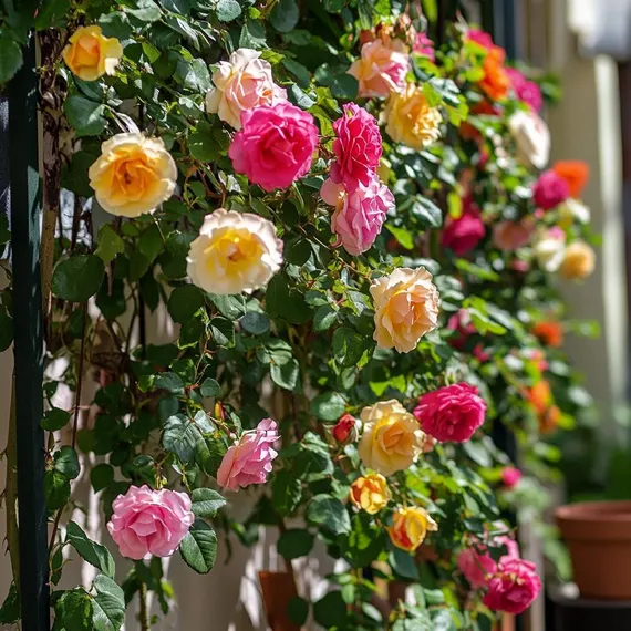 Mixed Climbing Perennial Rose Flower Seeds for Planting – Fragrant Blossoms, Heirloom & Non-GMO Seeds for Home Garden