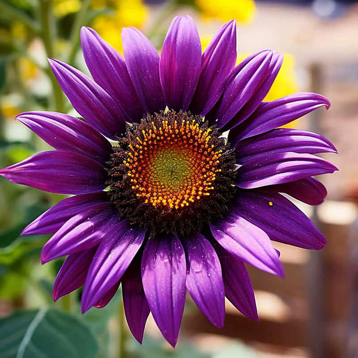 Violet Sunflower Flower Seeds for Planting – Heirloom, Non-GMO, High Germination Organic Garden Seeds