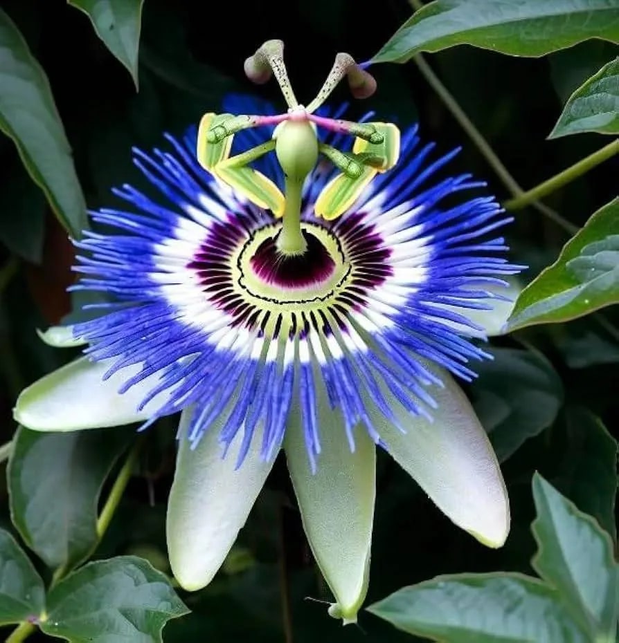 Passion Flower Seeds for Planting, Blue – Hardy Variety, Heirloom Non-GMO High Germination Organic Garden Seeds