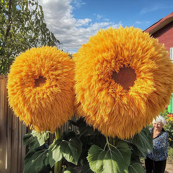Yellow Teddy Sunflower Seeds for Planting – Heirloom Non-GMO, High Germination Organic Garden Seeds